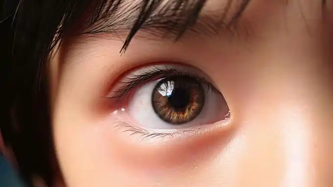 孩子的大眼睛看