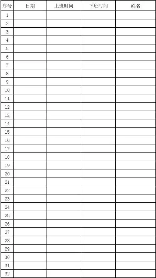 免费文档 所有分类 表格/模板 表格类模板 员工更衣柜统计表 人事行政