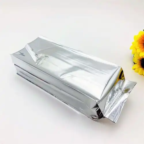 厂家现货镀铝风琴袋现货 铝箔真空袋 立体中封袋 大米茶叶包装袋