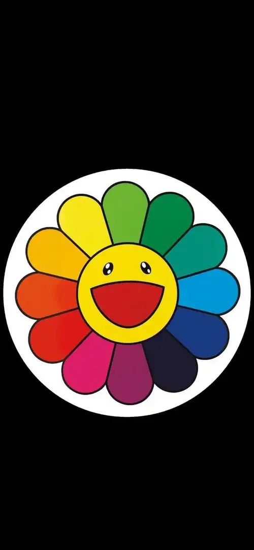 村上隆太阳花系列壁纸 - 知乎