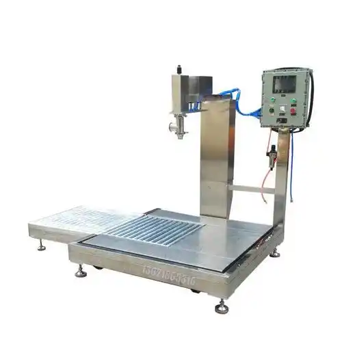 半自动灌装机 1000公斤吨桶苯丙乳液灌装机