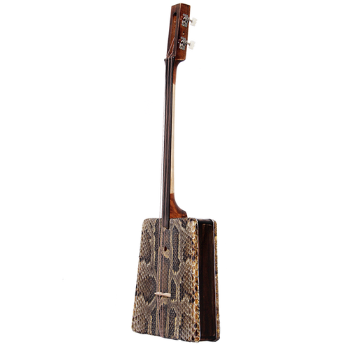 梵巢新疆少数民族弹拨乐器图瓦三弦蒙古说唱呼麦手三弦