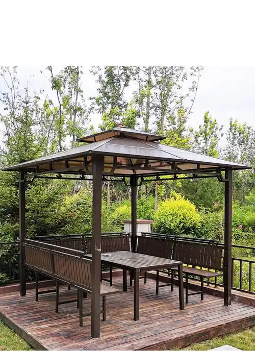 雨篷户外凉亭遮阳棚雨棚别墅庭院花园凉棚帐篷阳光板亭子室外露台凉亭