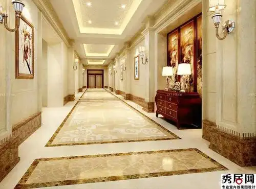 玄关门口大理石地砖效果图片大理石破了怎样修复