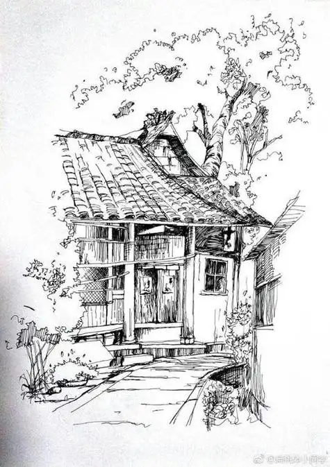 速写风景图片速写风景图片简单