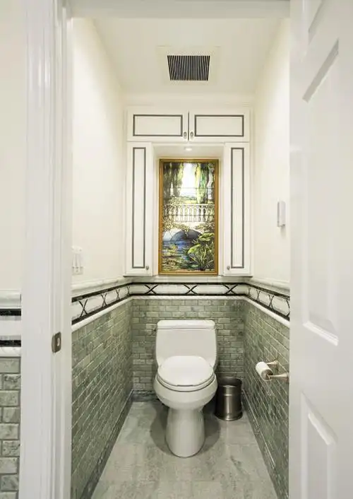 蹲个厕所也要高逼格马桶背景墙装饰