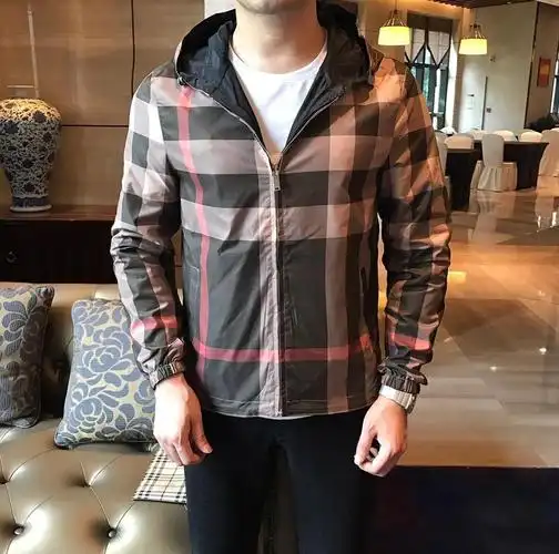 新款burberry巴宝莉夹克外套男士风衣运动休闲男装宽松两面穿