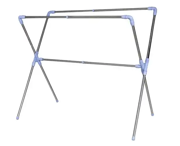 可伸缩不锈钢折叠晾衣架,晾晒架