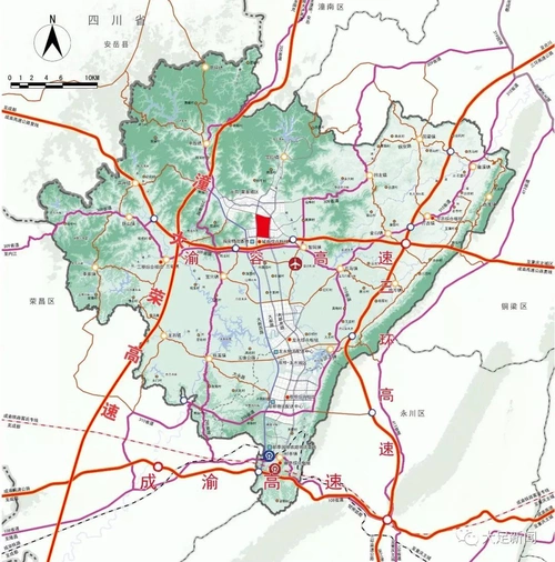 如今的大足,除了渝蓉高速,铜永高速的相继通车,成渝高铁通车运营日趋