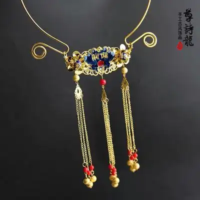璎珞项圈明制汉服配饰古风项链流苏吊坠簪娘古装首饰少女古代饰品
