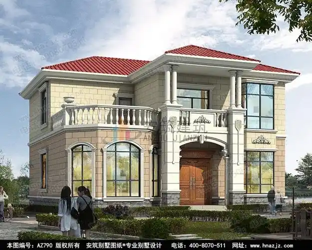 欧式二层别墅设计图效果图