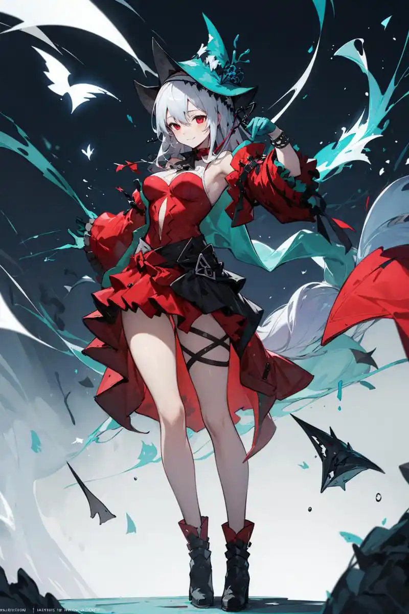 明日方舟-斯卡蒂,红好看,还是白好看?