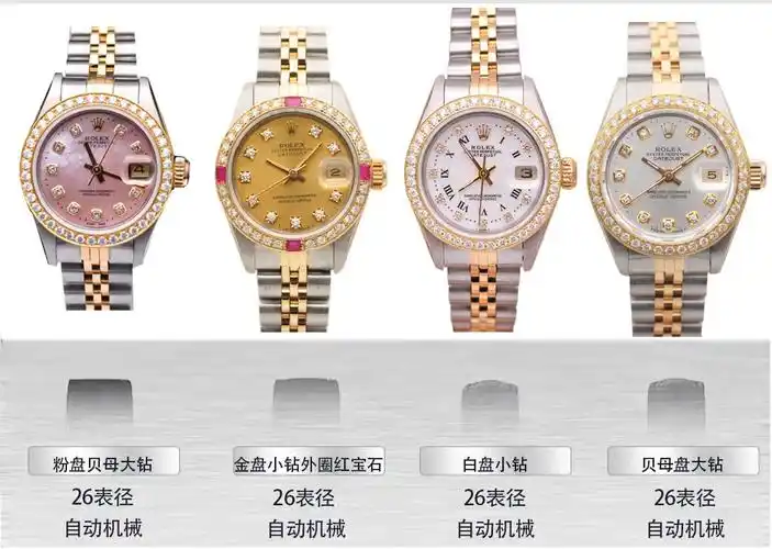 二手95新劳力士69173日志系列自动机械18k黄金后镶钻女士腕表奢侈品