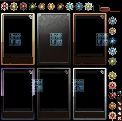 游戏美术资源/韩国3d q版三国志卡牌手游素材/ui界面图标模型音效