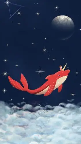 大鱼海棠的鱼简笔画