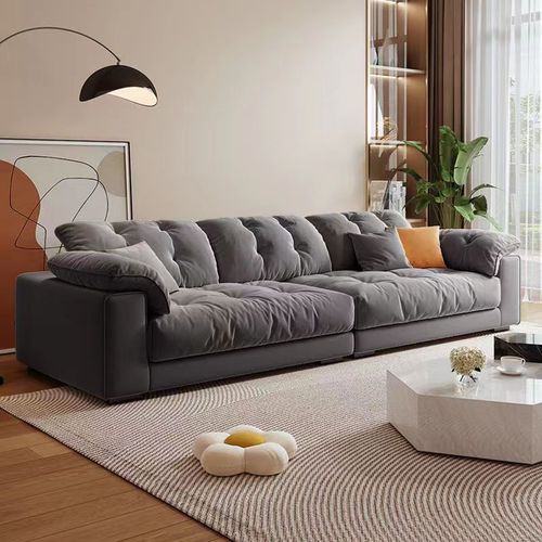 掌上明珠家具官方奶油新款优质风云朵小户型布艺简约轻奢科技布猫