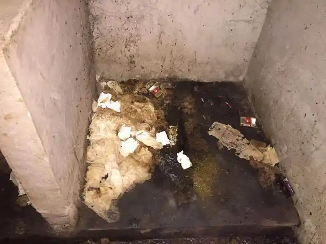 河北创城在线石家庄桥西区南简良社区公厕内粪便满地脏乱不堪