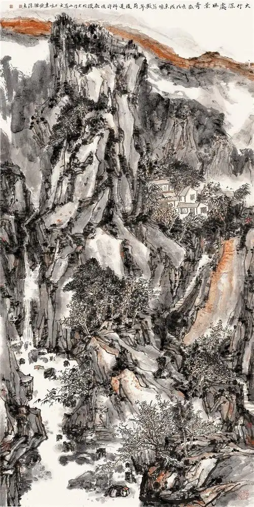 荣宝斋呼和浩特分店道心惟微谢增杰中国画作品展