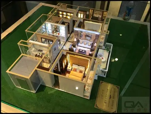 单体户型沙盘模型