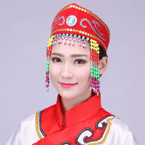 蒙古舞蹈演出服女2018新款现代成人蒙族民族风衣服广场舞服装套装