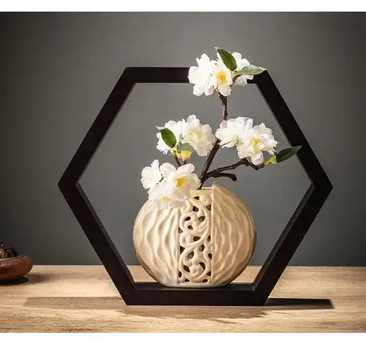 茶桌上的装饰品新中式房间桌柜上的创意摆件居现代玄关中式茶几摆设