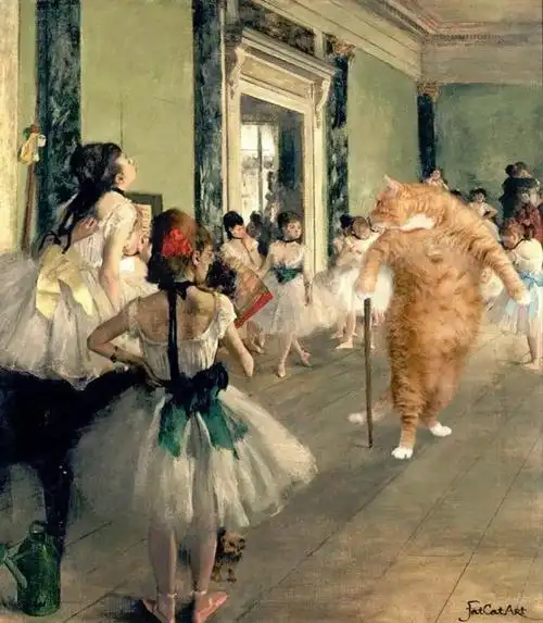 它没事还来了一趟东方之旅,去了日本浮世绘大师葛饰北斋的《神奈川冲