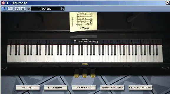 电脑键盘代替钢琴键演奏钢琴乐曲.