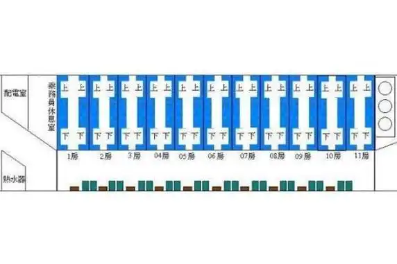 火车卧铺座位分布图