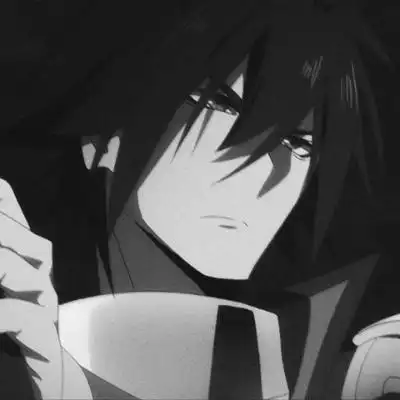 二次元黑白男头/丧/我想你了 可_男生头像_我要个性网