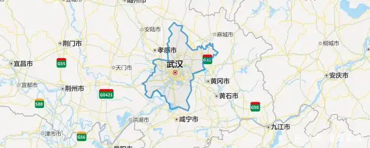 武汉和上海哪个面积大