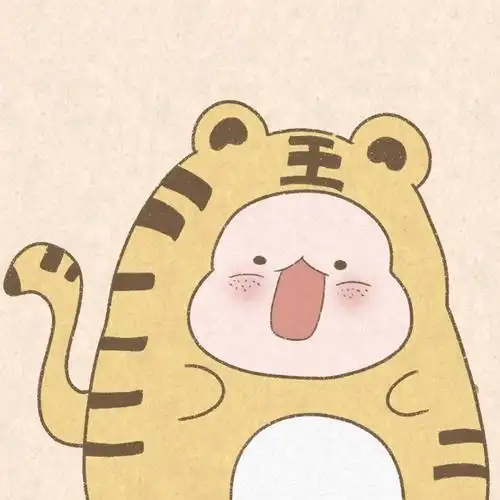 软萌动物手绘头套头像