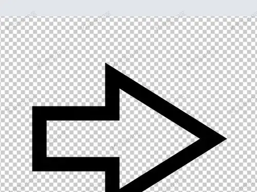 黑色时尚科技渐变箭头png免扣矢量.