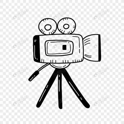 摄影机简笔画电影放映机放映机简笔画大全摄影机简笔画带绳子电影放映