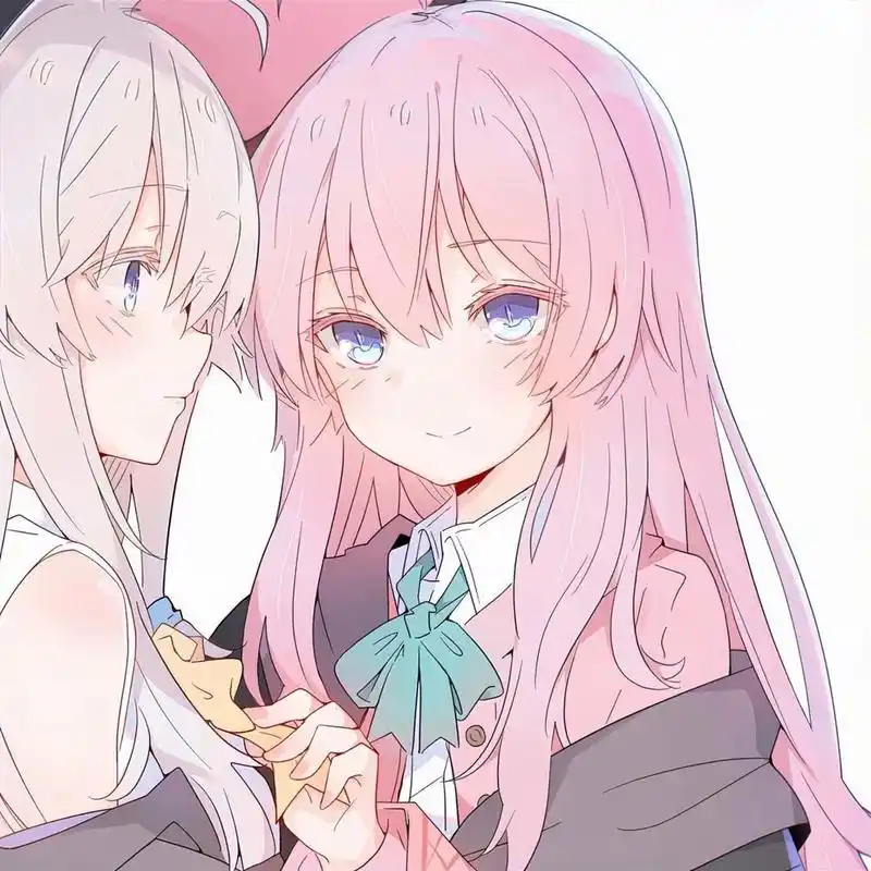 分享百合情头 画师:fishy