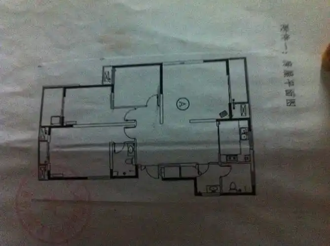 这是承重墙示意图