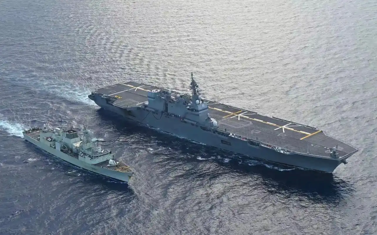 日本海自的出云号航母排水量2.7万吨,已经完成第一阶段改造工 - 抖音