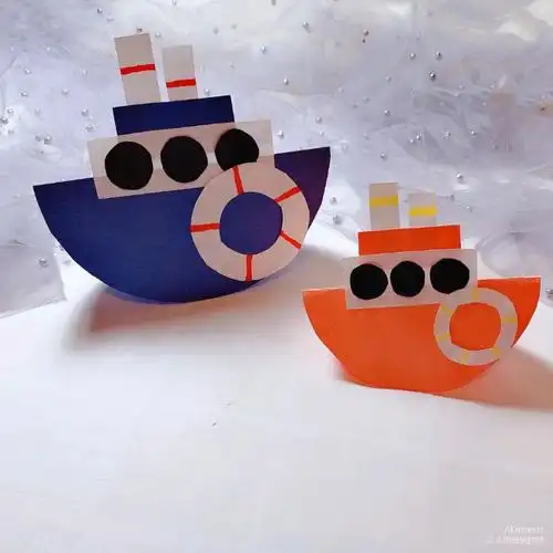 一起做手工吧,手工小船就很棒哦!