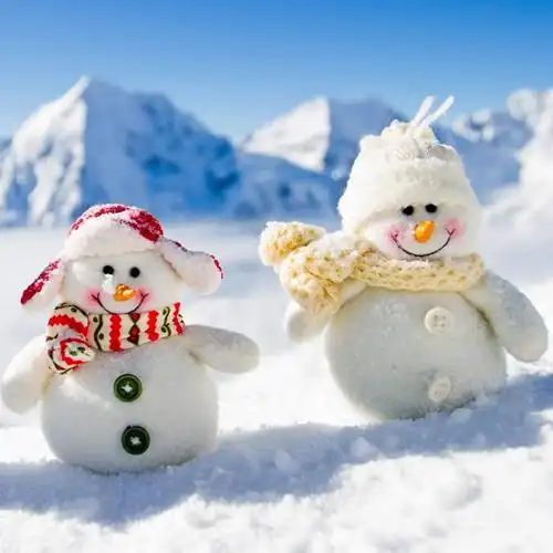 毛绒雪人_好看的微信头像图片_扣扣居