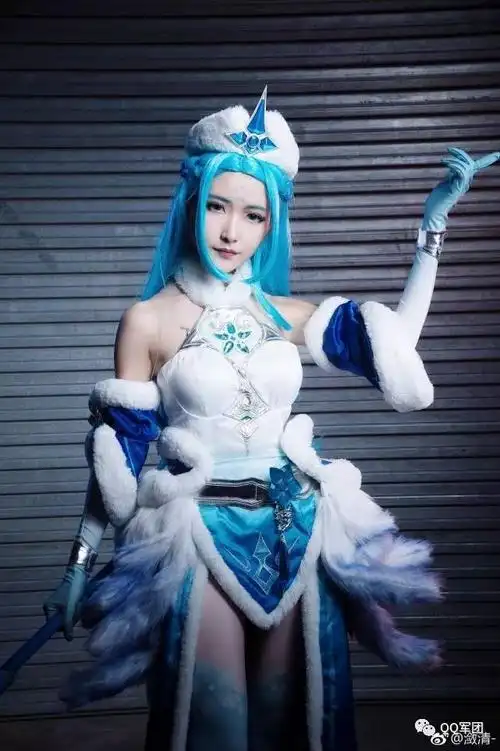 王者荣耀王昭君cos 冷艳脱俗冰山美人