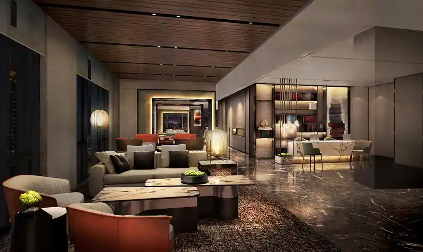 某酒店公区灯光效果图