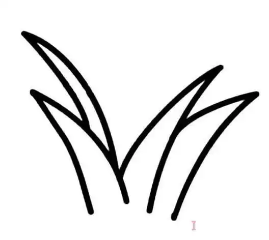简笔画小草的一种画法一小草简笔画怎么画窗户上的小草怎么画简笔画集