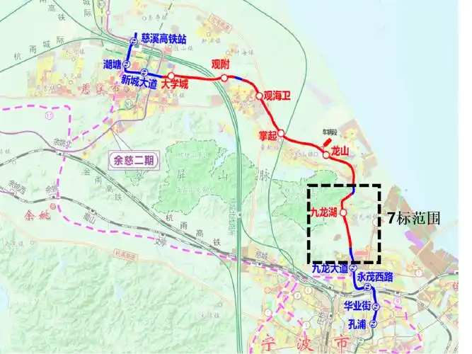 宁波至慈溪市域(郊)铁路工程是宁波"十四五"期间规划建设的重点项目