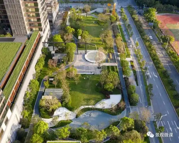 精选案例街头绿地街心公园