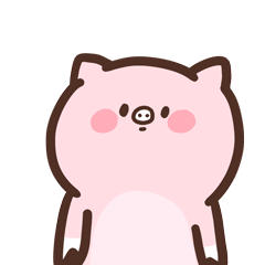 卡通gif小猪gif可爱gif呆萌gif