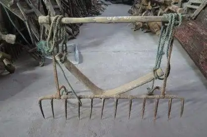 耙是最难使的一种农具,耙田代表农耕技能的最高水平.