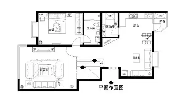 起居室角落逆转小巧电视墙