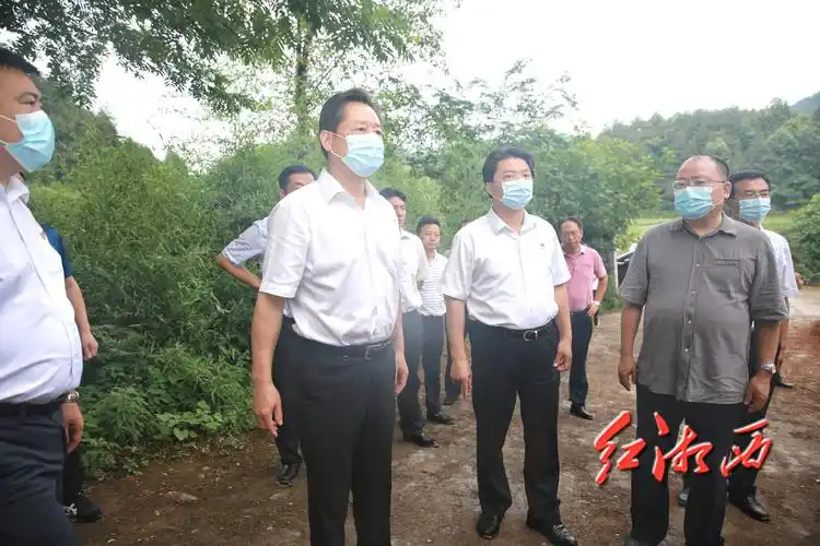 "虢正贵来到花垣县三立集团股份有限公司调研企业整改进展情况.