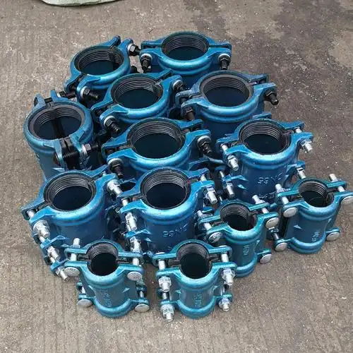 pe抢修节110哈夫节铸铁抢修接pe管快速接头快修200水管抱箍160pprpe