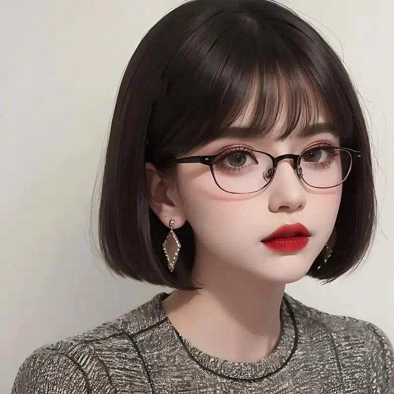 女生头像|冷酷女孩之短发 星河滚烫,你是人间理想.