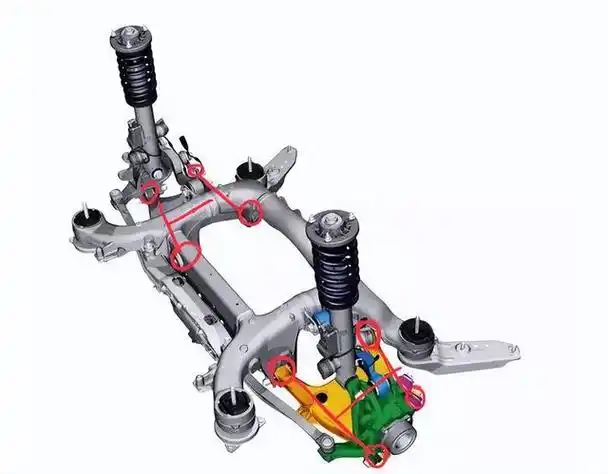 所以一般情况下,多连杆悬挂都运用在车价比较高的车